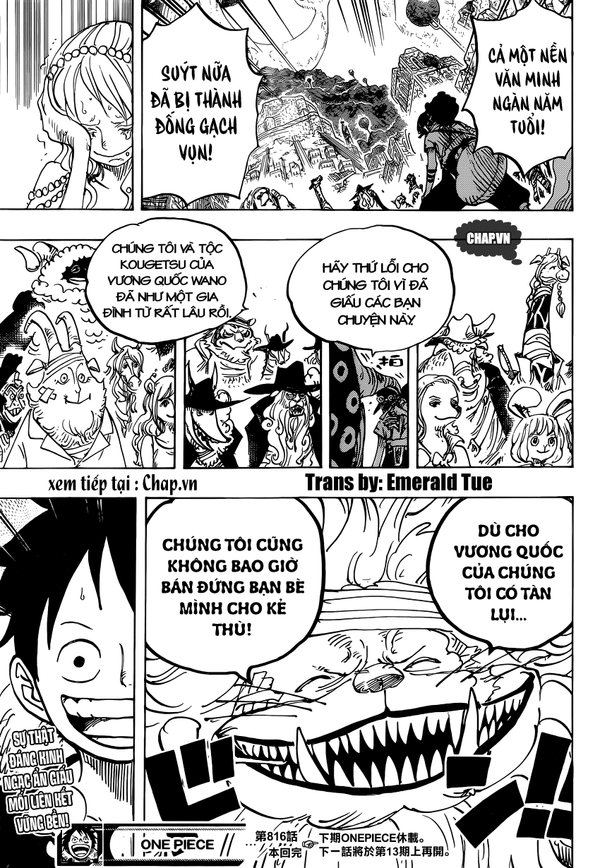 One Piece Chapter 816 - Next Chapter 817